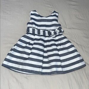 Mayoral‎ Blue and White Sleeveless A-line Sundress
